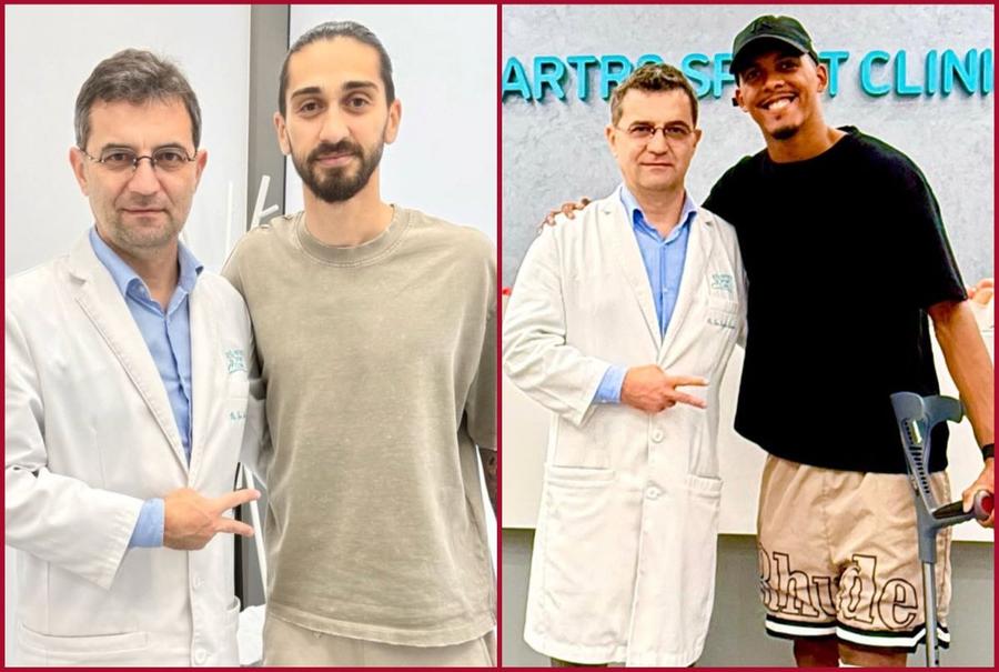 Chirurgul ortoped Ion Bogdan Codorean alături de Eduard Florescu, mijlocaș Hermannstadt, și Talisson, atacant la Rapid Chirurgul care l-a operat pe fotbalistul Rapidului a venit în studio: „I-am făcut o sutură de menisc. Cât stă?”