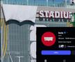 Au transformat restricția FIFA într-o idee genială de marketing! Ce reprezintă cearșaful alb de lângă tabela arenei din Santa Clara