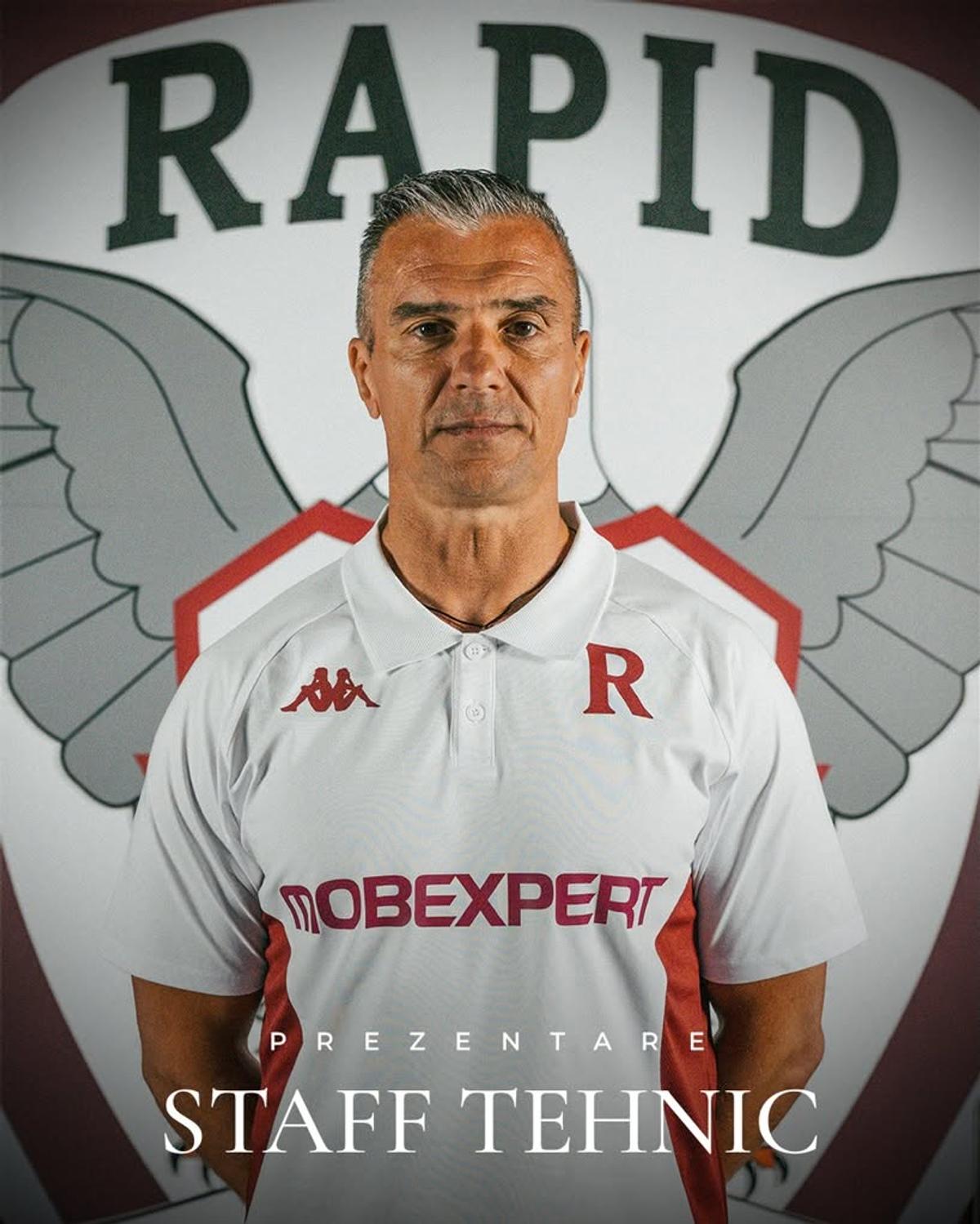 Rapid a prezentat staff-ul lui Daniel Pancu