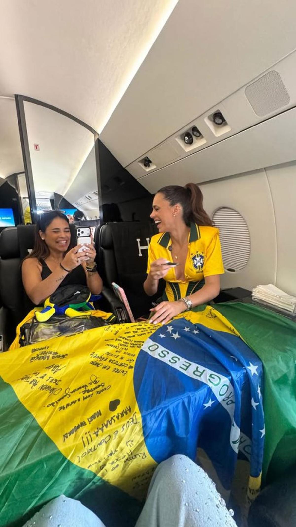 De data asta chiar nu a fost AI! Cum a fost fotografiată iubita lui Neymar în tribunele Mondialului