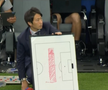 Ce reprezintă cifrele scrise pe tabla selecționerului Japoniei în meciul cu Olanda