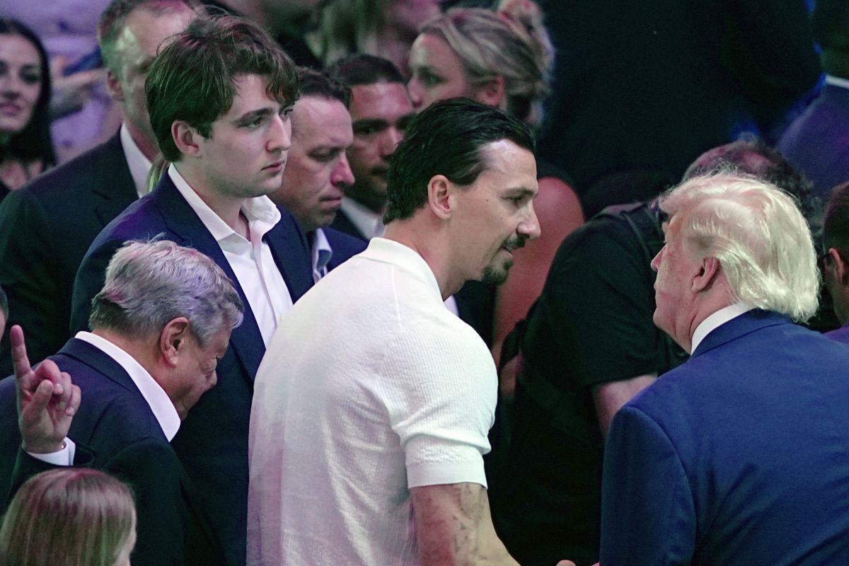 În timp ce Suedia o zdrobea pe Tunisia, Zlatan Ibrahimovic era alături de Donald Trump