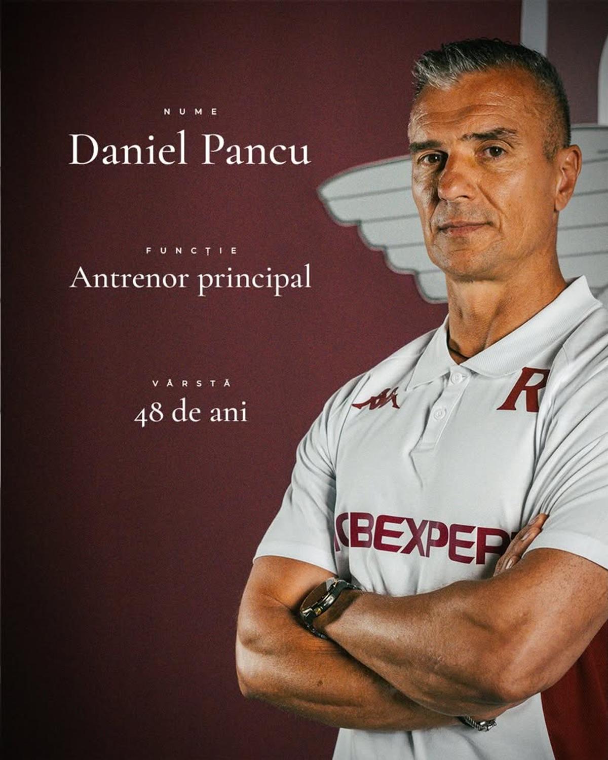 Rapid a prezentat staff-ul lui Daniel Pancu