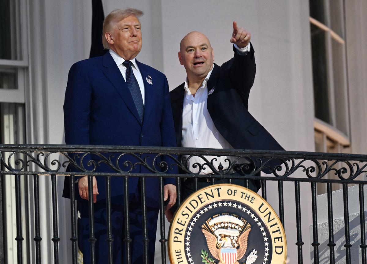 Donald Trump - gala UFC Casa Albă