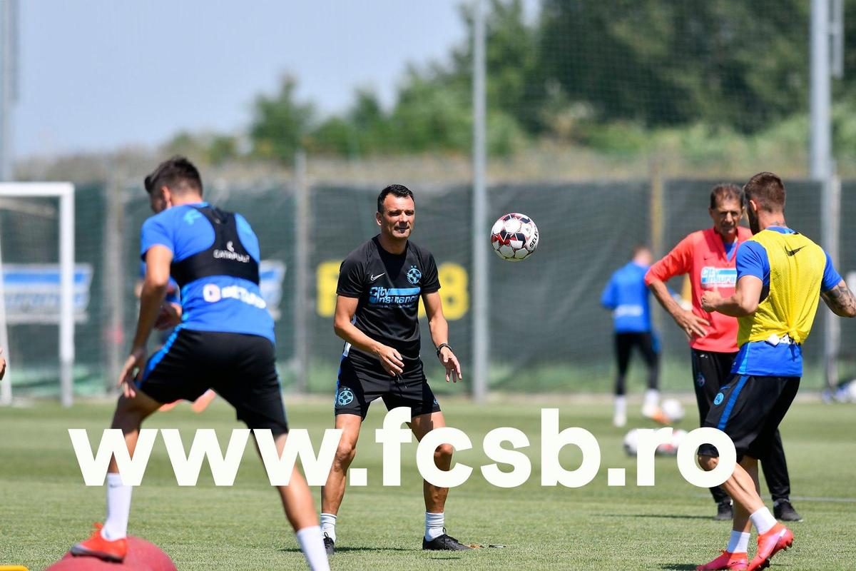 FCSB, primul antrenament Toni Petrea