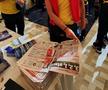Cu Gazeta Sporturilor spre Tokyo » Olimpicii României au răsfoit ediția specială dedicată lor de GSP în ziua zborului