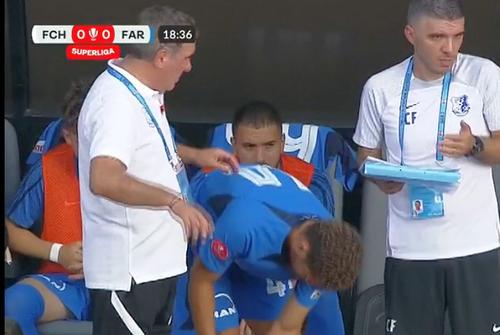 Gică Hagi l-a schimbat pe Kevin Doukoure după numai 19 minute