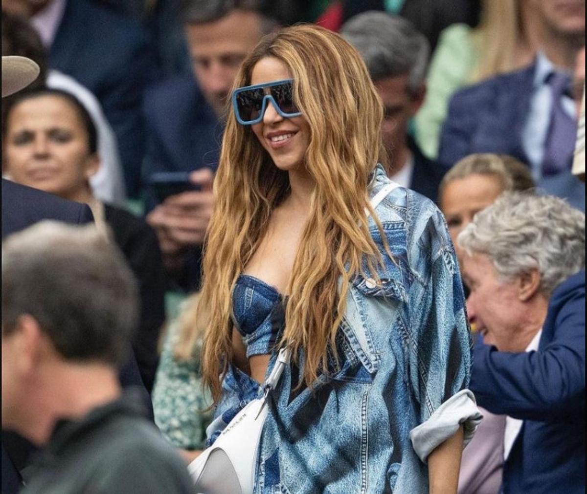 Shakira, apariție îndrăzneață la Wimbledon. Foto: Instagram