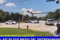 Messi a evitat un accident în ultima clipă, după ce a trecut pe roșu în Florida