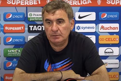 Gică Hagi, managerul Farului, a ținut un discurs spectaculos la conferința de presă premergătoare meciului cu Hermannstadt.