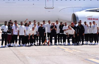 Campionii Europei, petrecere în avionul care i-a adus la Madrid! Imagini de neratat: cum au fost surprinși Yamal, Rodri, Gavi și Nico Williams
