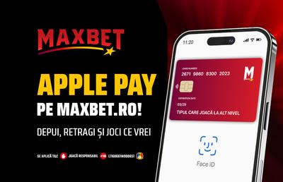 Apple Pay este disponibil pe Maxbet.ro!