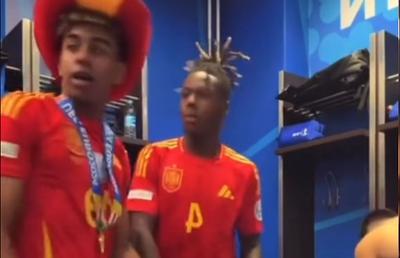 UPS! Lamine Yamal a comis-o la câteva minute după triumful de la Euro 2024 » Ce apare pe live-ul din vestiar