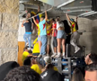 Fanii columbieni încercând să intre fără bilet la finala Copa America / Foto: X