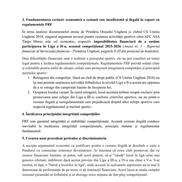 Contestația depusă de CS Păulești împotriva cesiunii dintre Unirea Ungheni și ASA Târgu Mureș 5