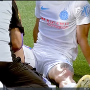 Tricourile FCSB la meciul din deplasare cu Inter d'Escaldes. FOTO: captură Antena 1