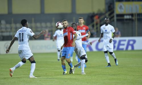 Kamer Qaka a fost titular la FCSB în meciul câștigat contra lui Gaz Metan (3-1) la Mediaș în august 2018 / Foto: GSP