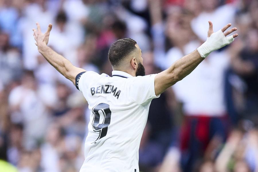 Karim Benzema și bandajul cu care juca pe mâna // foto: Imago Images Basarab Panduru a râs de un detaliu observat la noua achiziție a lui Dinamo: „Ești la padel? Ai văzut la Benzema și faci și tu?”