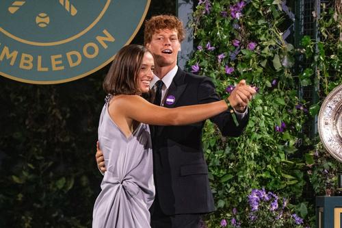 Jannik Sinner și Iga Swiatek, dansul campionilor/Foto: Wimbledon