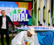 Gabi Tamaș a recreat momentul când a spart ușa blocului // Captură foto: YouTube @AntenaSport