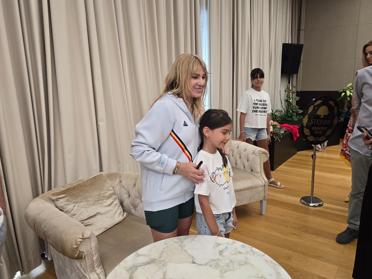 Nadia Comăneci, omagiată la Stejarii Country Club