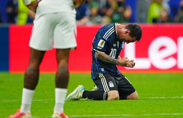 „Wonderwall” străpuns de laserul lui Messi! Anglia a căzut secerată la câțiva pași de visul suprem » Spania - Argentina, marea finală!