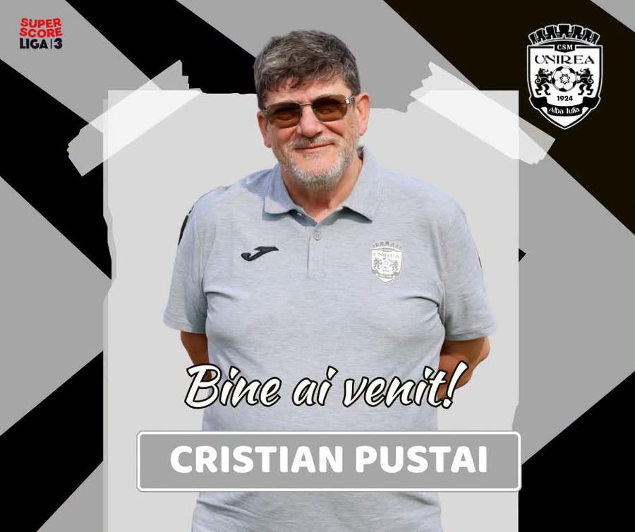 Cristi Pustai, prezentat oficial la echipa din Liga 3: „Mult succes, domn’ profesor!”