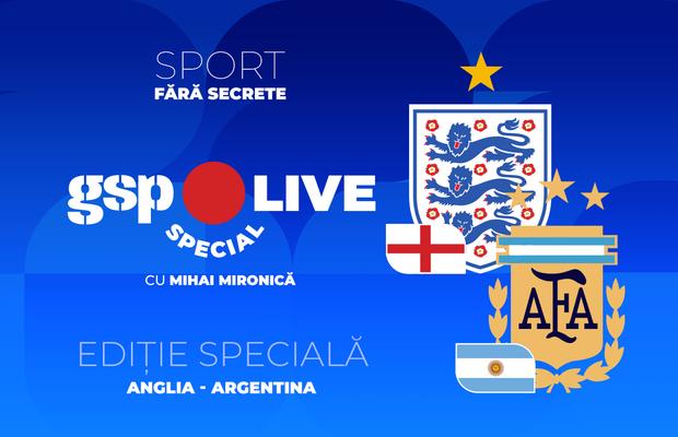 Anglia - Argentina, cea de-a doua semifinală de la Campionatul Mondial » Comentăm la GSP Live Special