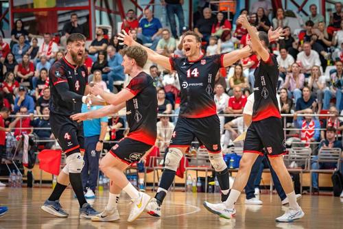 Dinamo București va juca în Liga Campionilor la volei masculin/Foto: Facebook (CS Dinamo Volei)