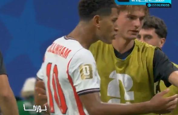 Pălmuit de Bellingham după fluierul final! A urmat o încăierare generală la Anglia - Argentina