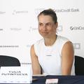Yulia Putintseva la conferință de presă la UniCredit Iași Open Foto: Roxana Fleșeru