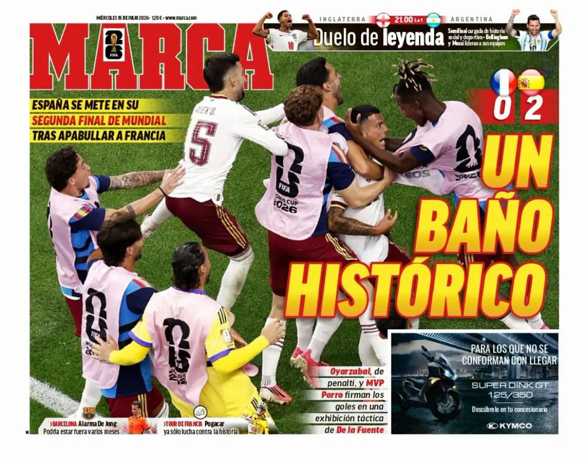 Ce au titrat cele mai importante ziare din Franța și Spania, după semifinala de la Campionatul Mondial