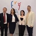 Ioan Suciu, Alina Drăgan și Gina Gogean au format echipa de conducere a Federației Române de Gimnastică/Foto: Facebook (Gina Gogean)