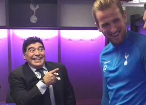 Clip antologic înaintea semifinalei! Ce i-a arătat Diego Maradona lui Harry Kane în urmă cu 9 ani