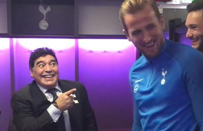 Clip antologic înaintea semifinalei! Ce i-a arătat Diego Maradona lui Harry Kane în urmă cu 9 ani
