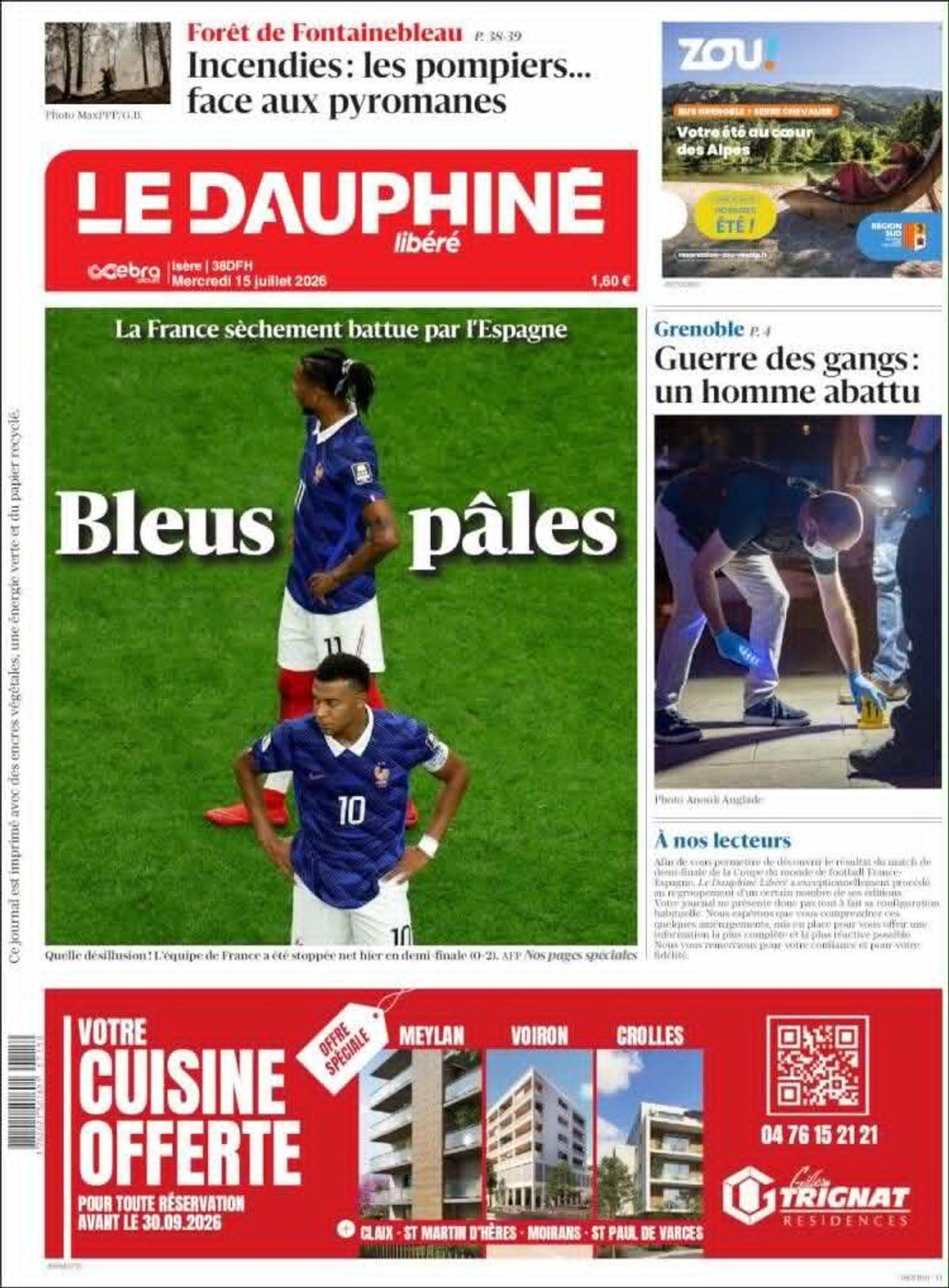 Ce au titrat cele mai importante ziare din Franța și Spania, după semifinala de la Campionatul Mondial