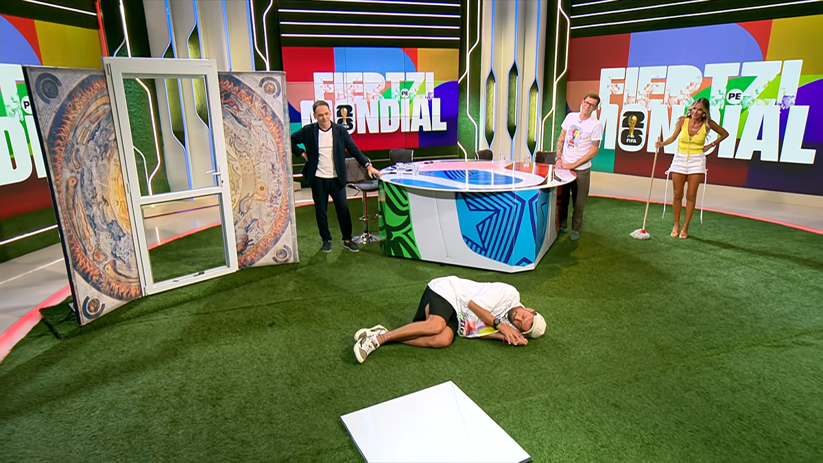 La 13 ani de la „scandalul Termopanul”, Gabi Tamaș, ajutat de Diana Munteanu, a reconstituit vandalismul soldat cu excluderea din națională