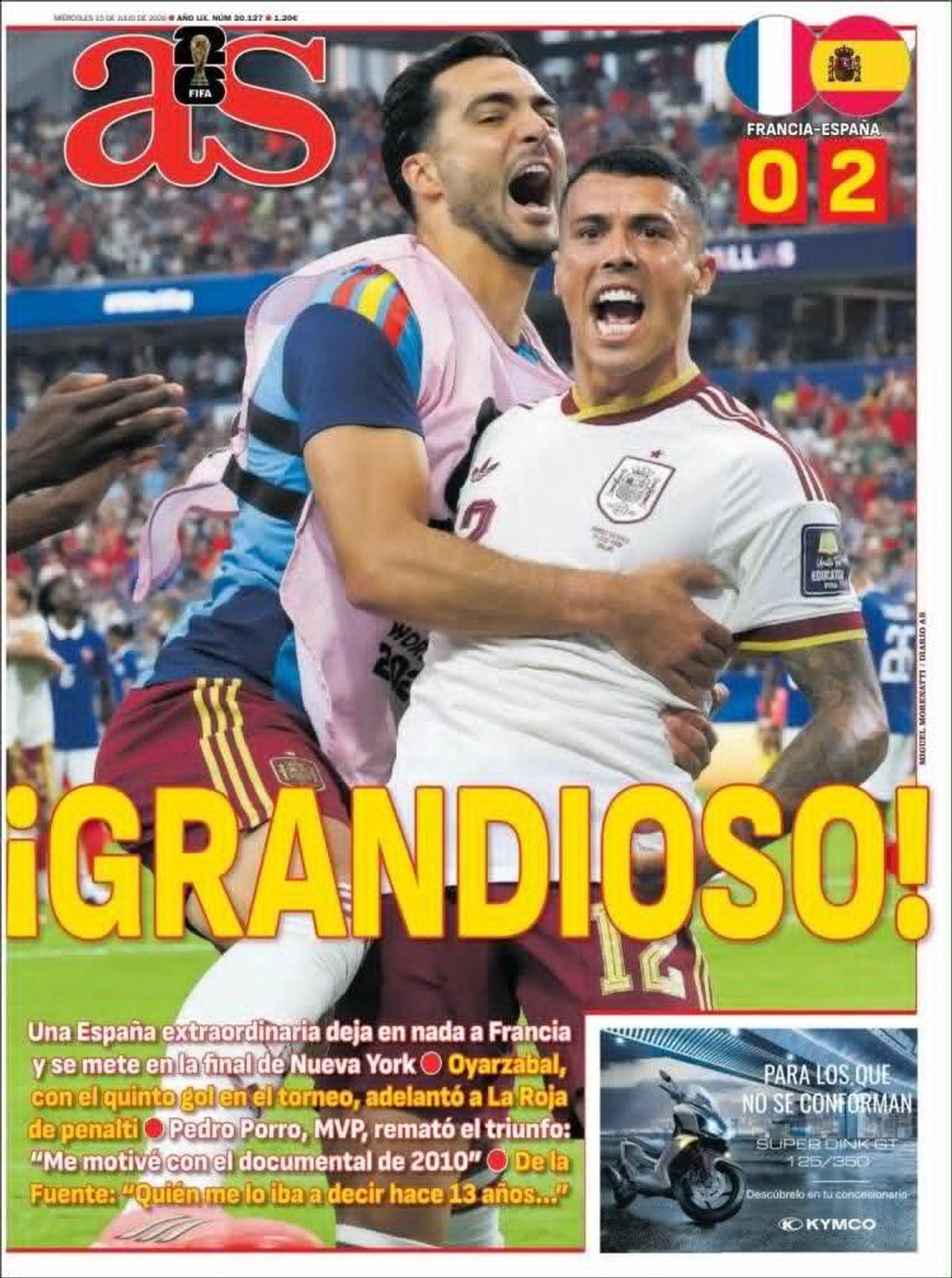 Ce au titrat cele mai importante ziare din Franța și Spania, după semifinala de la Campionatul Mondial