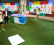 Gabi Tamaș a recreat momentul când a spart ușa blocului // Captură foto: YouTube @AntenaSport