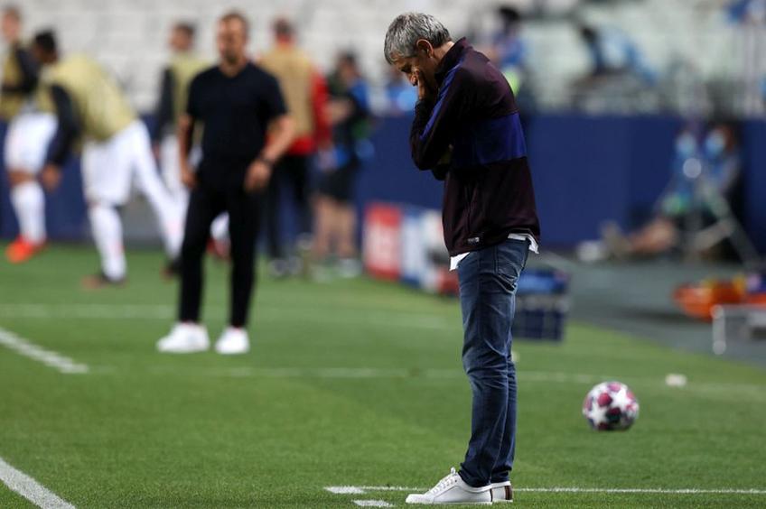 Quique Setien (foto) a fost demis de Barcelona după eșecul usturător cu Bayern // foto: Guliver/gettyimages