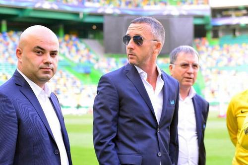 MM Stoica, pe stadionul „Jose Alvalade” // foto: Facebook @ Mihai Stoica