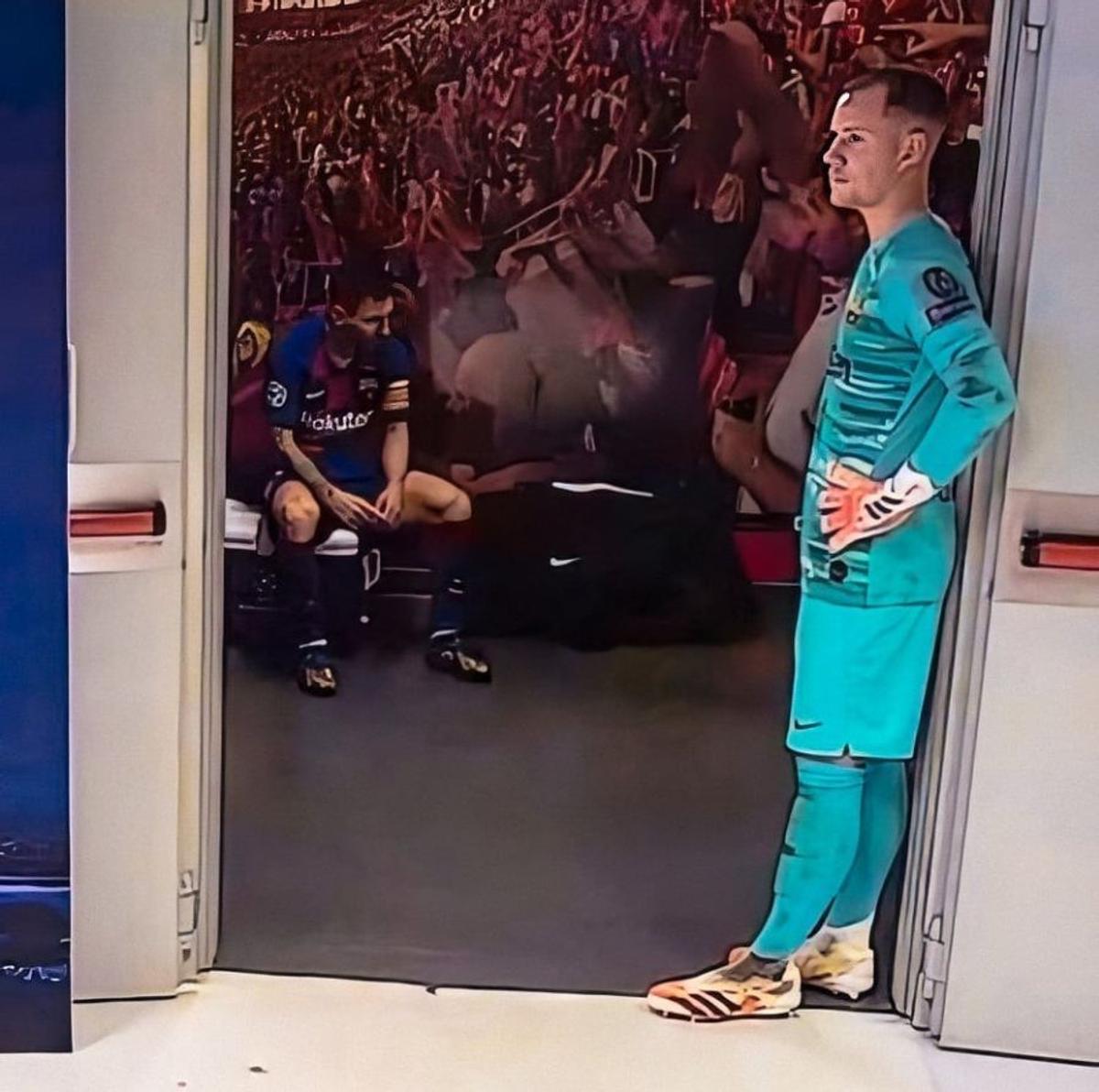 Imaginile neputinței! Leo Messi, DĂRÂMAT după umilința istorică din Champions League