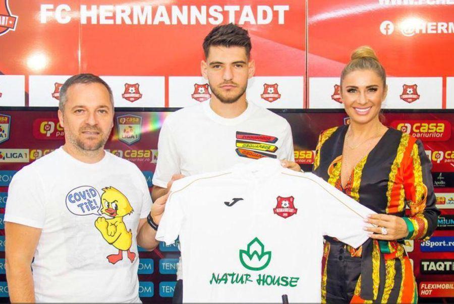 Claudiu Belu-Iordache, alături de Anamaria Prodan și Claudiu Rotar Hermannstadt începe campania de achiziții în forță! Au transferat un fotbalist trecut pe la FCSB