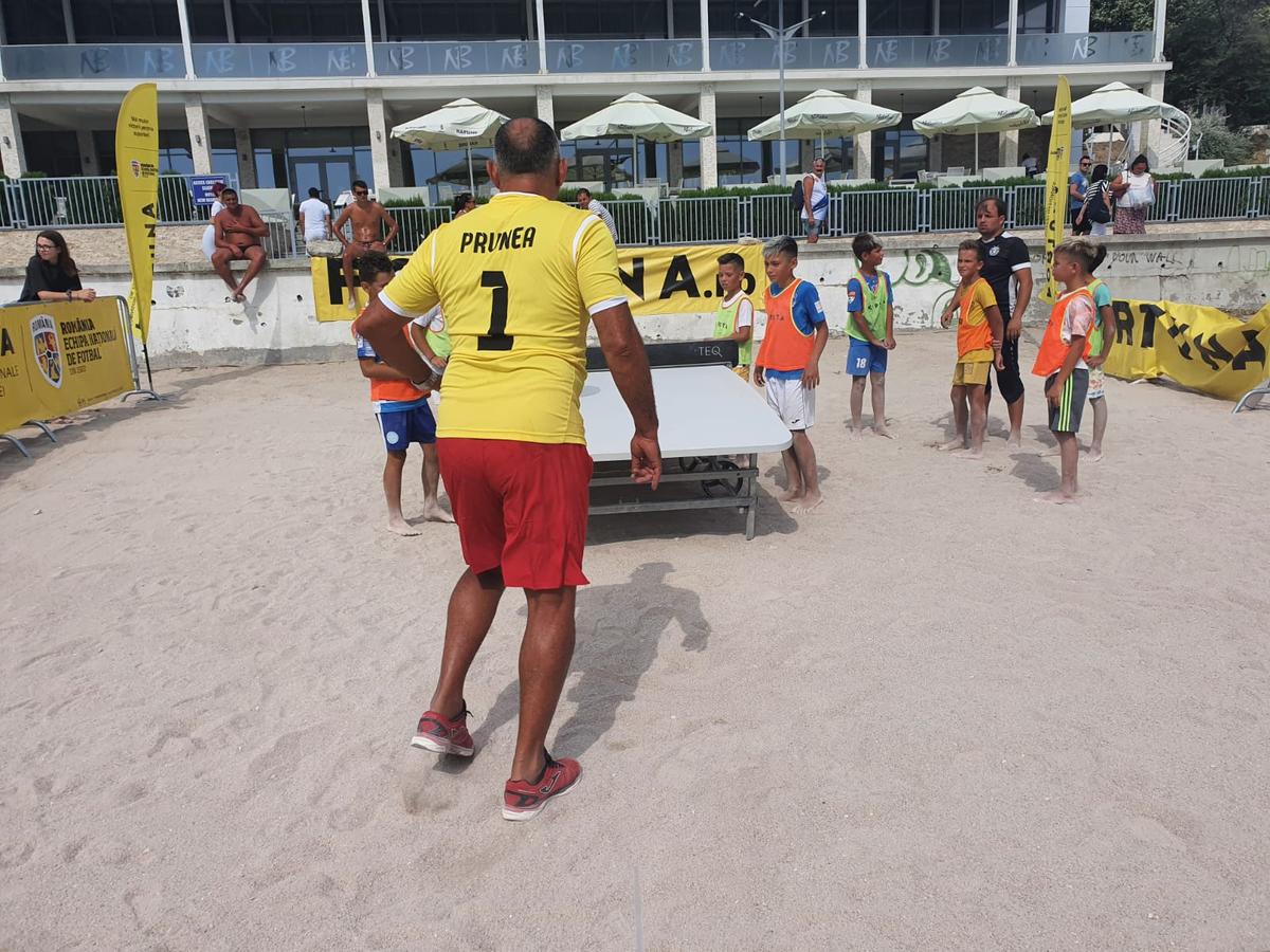 Prunea și Selymes pe litoral, la Teqball