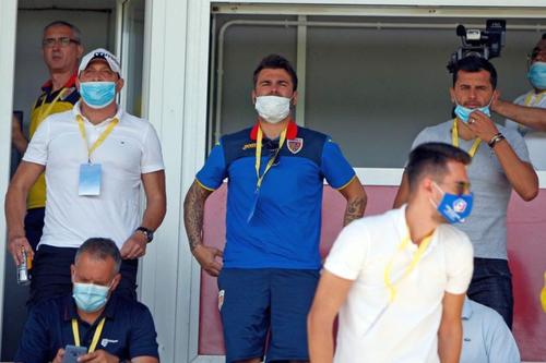Gabi Răduță (stânga), fost manager la Academia lui Dinamo