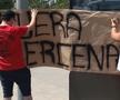 Fanii Barcelonei au protestat după eliminarea din Liga Campionilor