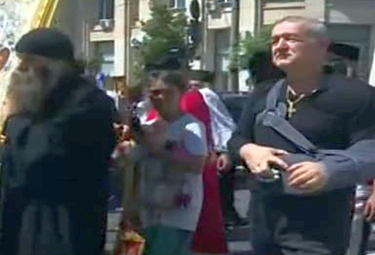 Gigi Becali - protest: 15 august 2021