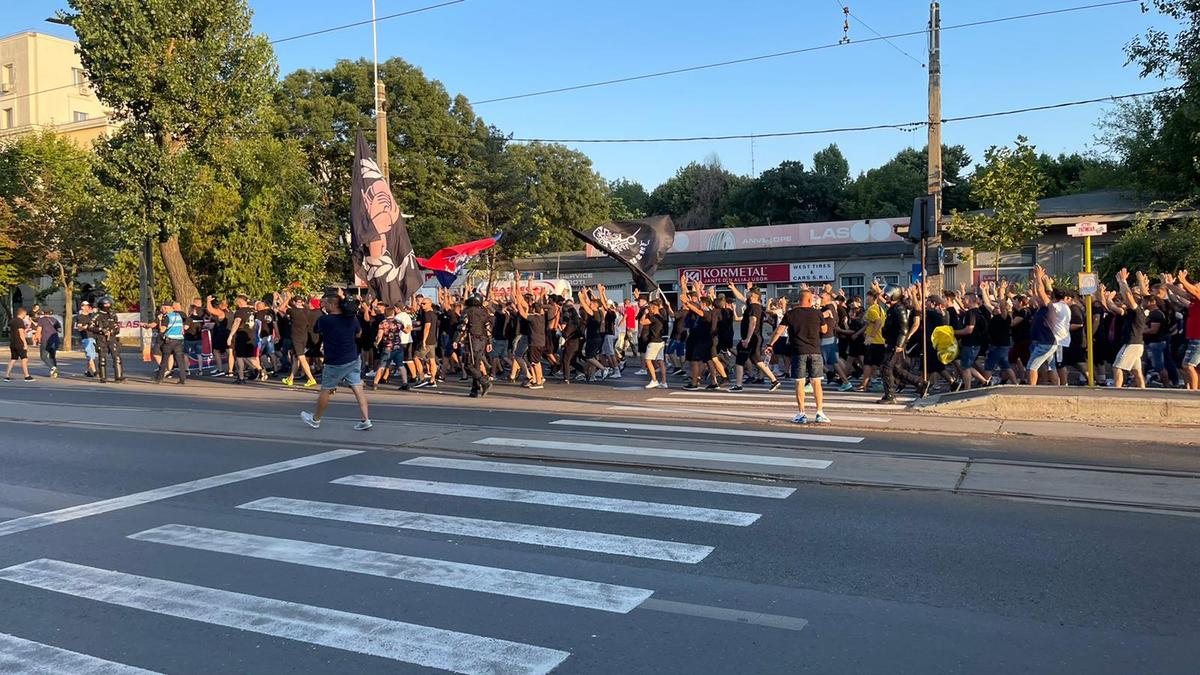 FOTO RAPID - FCSB, suporteri 15.08.2021