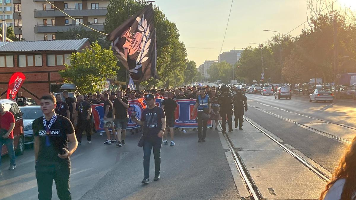 FOTO RAPID - FCSB, suporteri 15.08.2021
