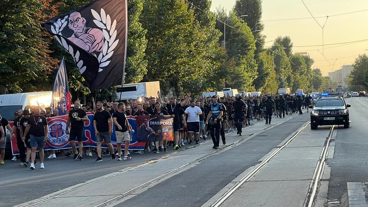 FOTO RAPID - FCSB, suporteri 15.08.2021